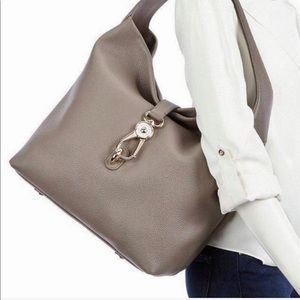 Dooney & Bourke Belvedere Logo Lock Shoulder Bag